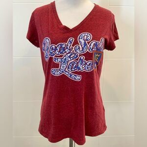 Real Salt Lake soccer club v neck t shirt